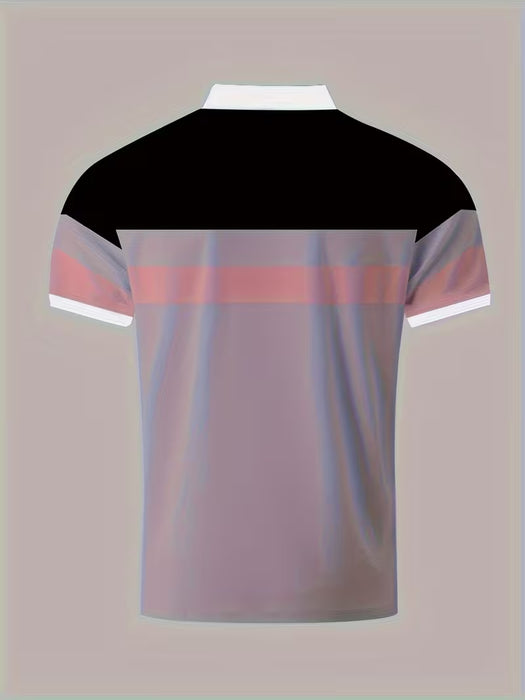 Polo de Manga Corta para Hombre, Talla Estándar, Casual. Moderno y Versátil