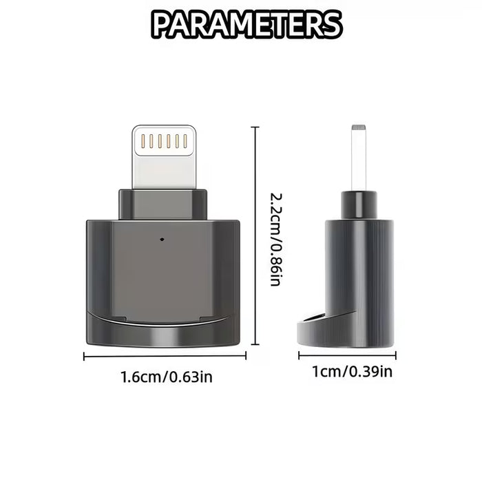 Lector de Tarjetas Lightning, Compatible con iPhone 14/13/12 y iPad, Puerto OTG de 8 Pines