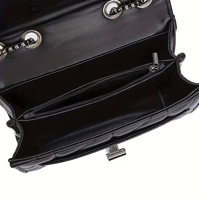 Elegante Bolso Bandolera Mini a Cuadros para Mujer - Clásico Bolso