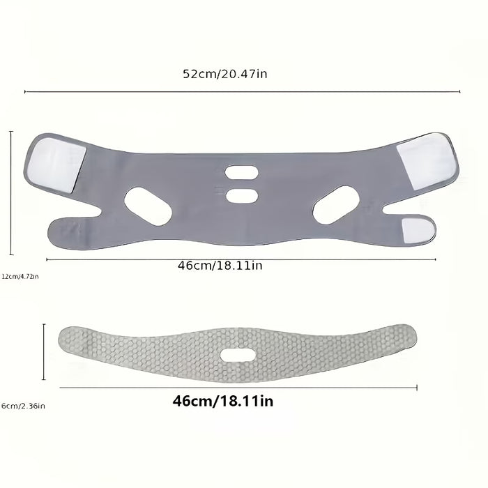 2 Piezas Mascarilla Levantamiento Facial en Forma de V Reutilizable para Reducir la Papada