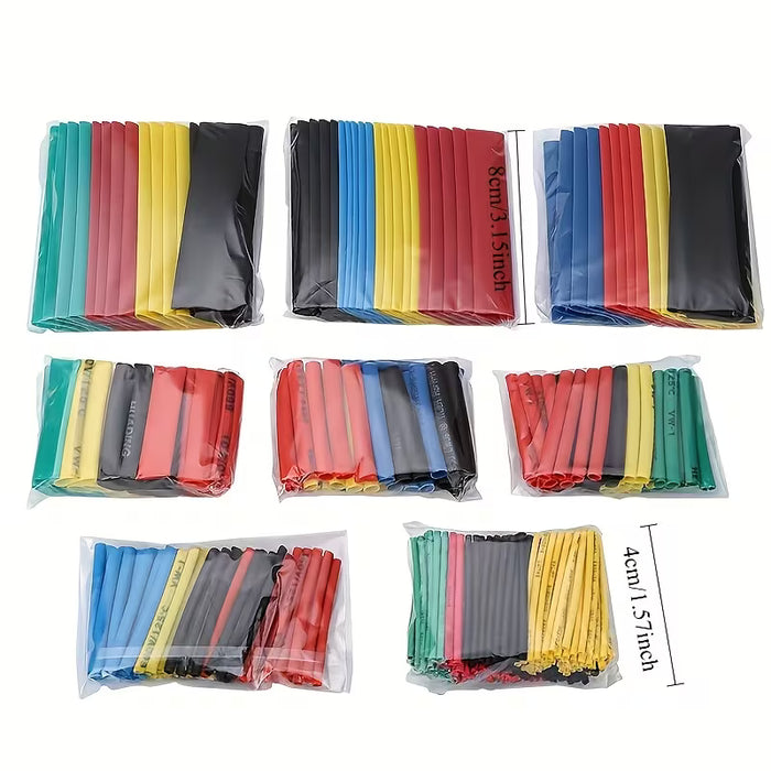580pcs Funda aislante de cable resistente al calor y pistola de calor