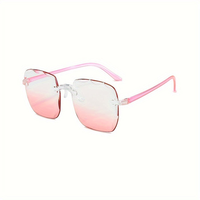 Gafas cuadradas de moda con lentes degradados, para mujer