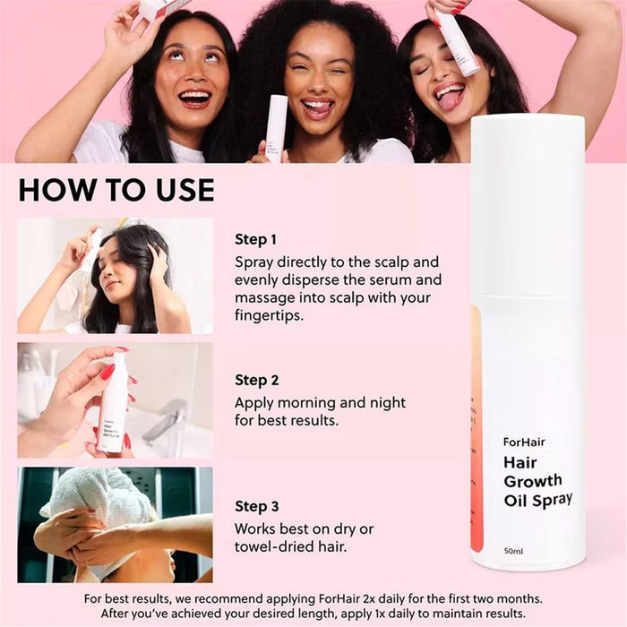 ForChics Suero en Spray para el crecimiento del cabello para mujeres