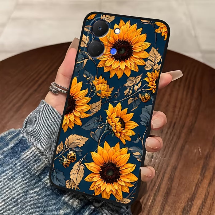 Funda para Teléfono Antigolpes Negra con Bordes Suaves para Galaxy A54 5G