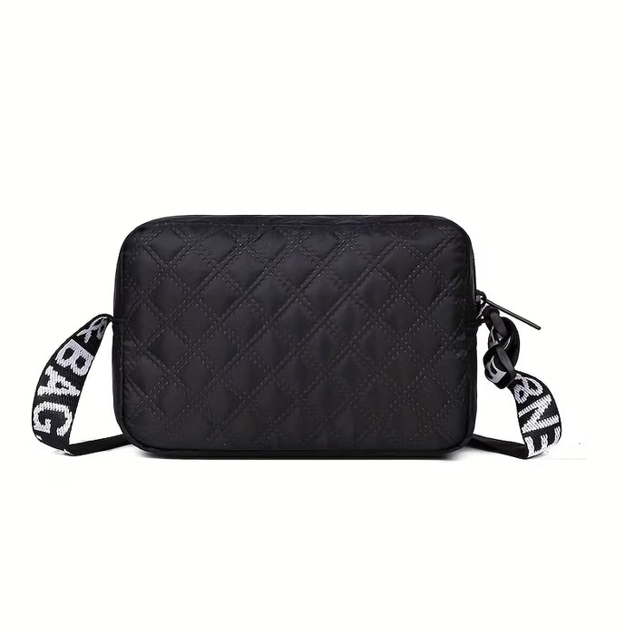 Bolso bandolera unisex con logo de mariposa de moda alta, bolso mensajero casual