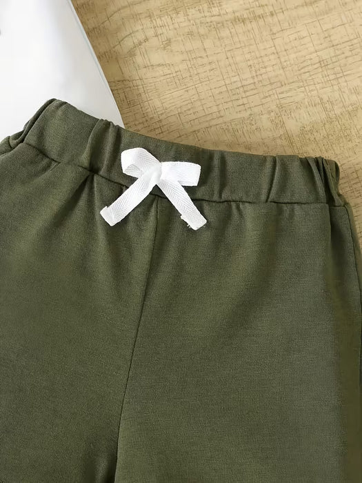 Conjunto de Camiseta de Manga Corta y Shorts - Perfecto para Actividades al Aire Libre
