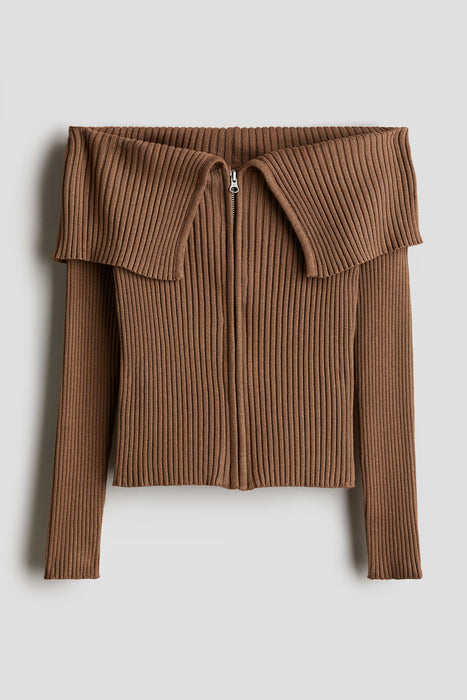 H&M Cárdigan con hombros descubiertos