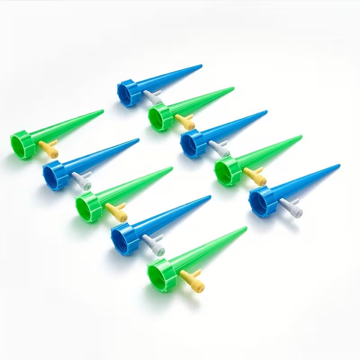 Kit de 10 piezas (Incluye Adiciones) Sistema de Riego por Goteo Automático Autoprimerizado