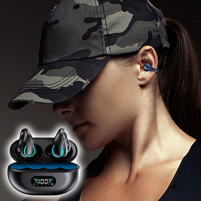 Clip en Auriculares Bluetooth YYK-Q71, Diseñados Específicamente para la Ejecución No Oreja