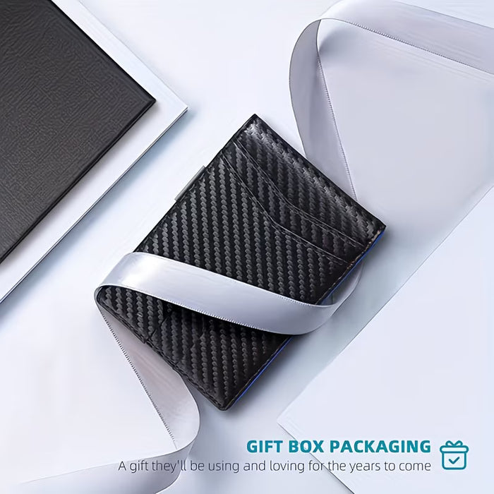 Billetera RFID ultradelgada para hombre para tarjetas
