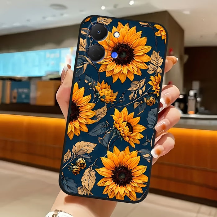 Funda para Teléfono Antigolpes Negra con Bordes Suaves para Galaxy A54 5G