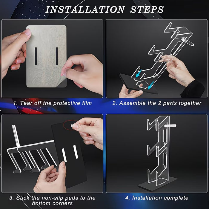 Soporte Universal de 3 Niveles para Controladores y Audífonos