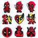 9pcs de adornos de PVC para zuecos de la serie Deadpool de Hot Toys para niños - Quierox - Tienda Online