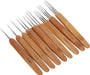 9pcs Dreadlock Crochet Hook Set Single Double 3 Mango de bambú Trenza pelo tejer - Quierox - Tienda Online