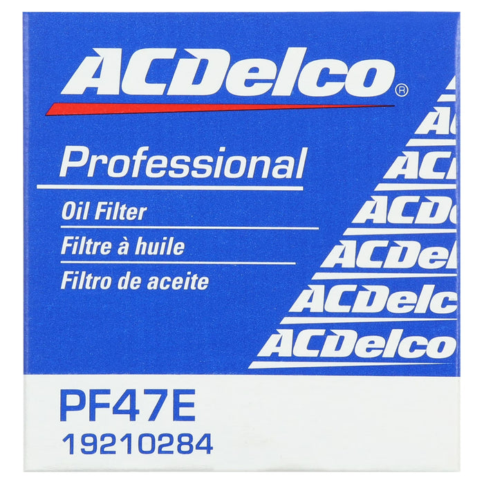 Filtro de aceite de motor ACDelco PF47E Compatible con: CHEVROLET EQUINOX 2005-2009, BUICK LESABRE 1976-2005