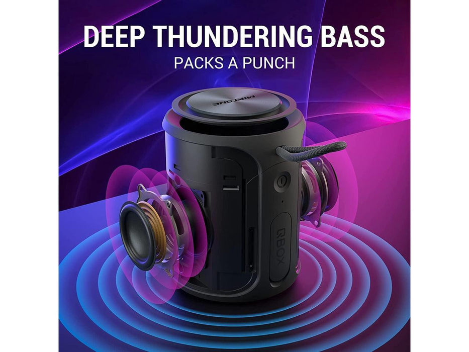 MIATONE Altavoz inalámbrico Bluetooth portátil, emparejamiento dual