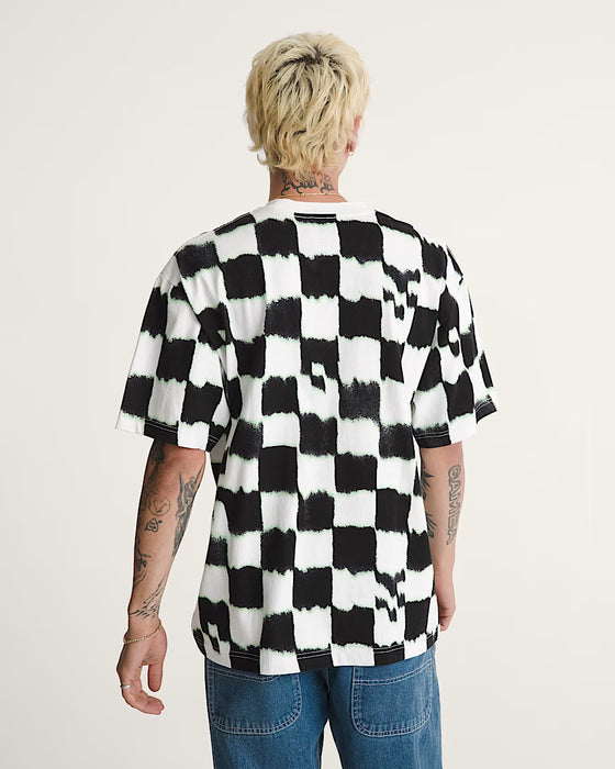Camiseta a cuadros ácidos Para hombre - Corte holgado