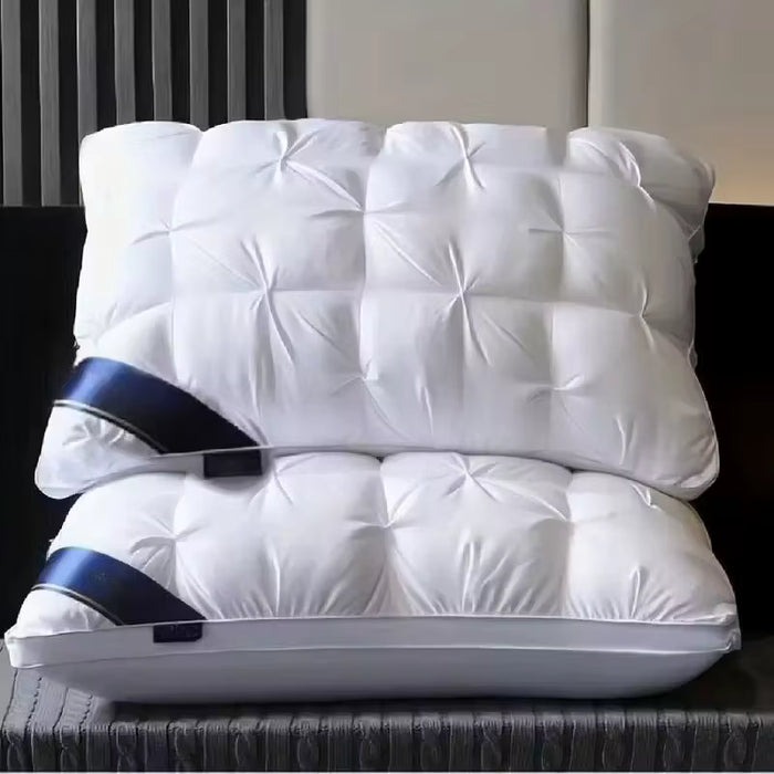1 Almohada de 48x74 cm, de calidad hotelera diseñadas específicamente para la protección de la columna cervical y para facilitar el sueño