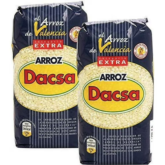 Arroz Rice Dacsa Round Rice D.O. Valencia - 2 bags of 2.2 LBs