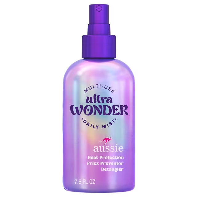 Spray desenredante multiusos Aussie Ultra Wonder Daily Mist, protector térmico 225 ml