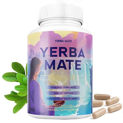 Cápsulas de Yerba Mate – 75 mg de cafeína natural para un aporte energético óptimo y una mente despejada