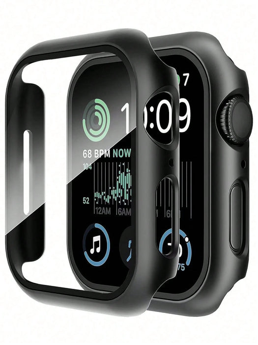 SHEIN 1 Funda con protector de pantalla de vidrio templado integrado, para smartwatch Serie 12 Ultra