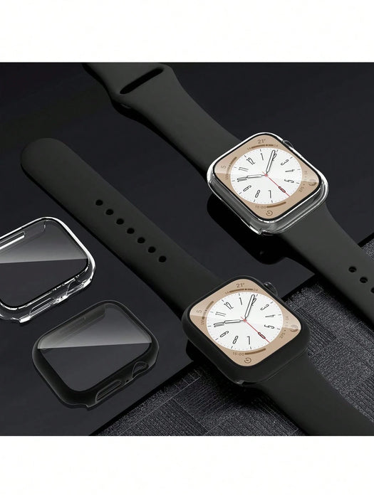 SHEIN 1 Funda con protector de pantalla de vidrio templado integrado, para smartwatch Serie 12 Ultra