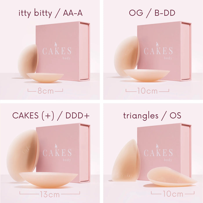 CAKES Cubre pezones antideslizantes