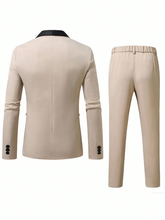SHEIN Conjunto de traje de negocios para hombre Calvornis