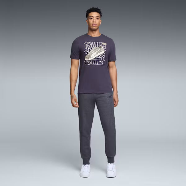Puma Camiseta para hombre gráficos con tenis