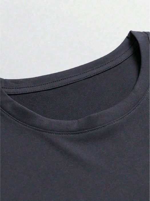 Camiseta casual y gráfico gótico en inglés de Los Ángeles para adolescentes varones