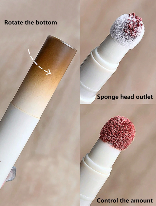 SHEIN Gege Bear 1 pieza Lápiz Labial Rotativo - Mate de Terciopelo GX1256-2 marrón rojizo