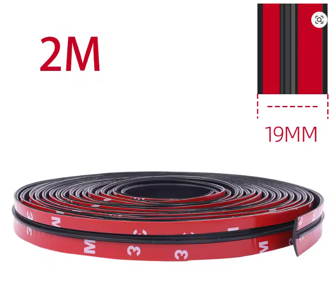 Burlete para parabrisas de coche de 19 mm, borde de ventana