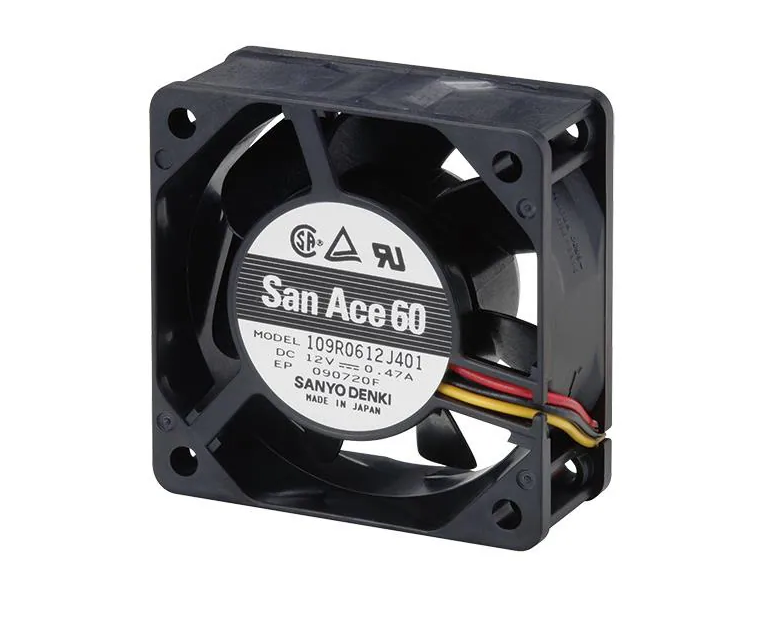 Ventilador axial DC Fans, 60x60x25mm, 24VDC, 27.5CFM