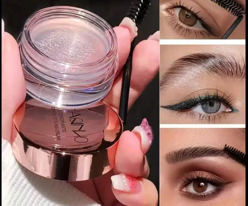 SHEIN Gel transparente para cejas SHAQINUO - resistente al agua