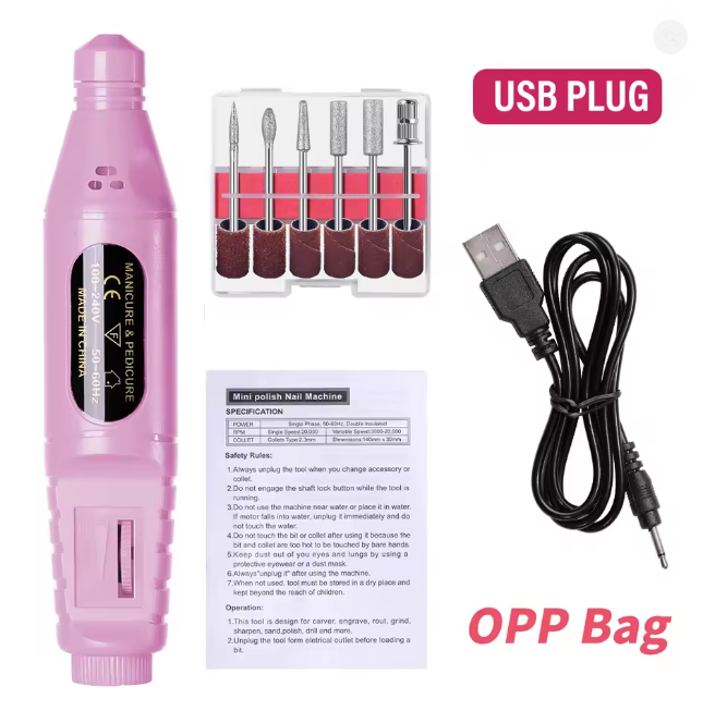 Máquina Eléctrica Fresadora de Uñas