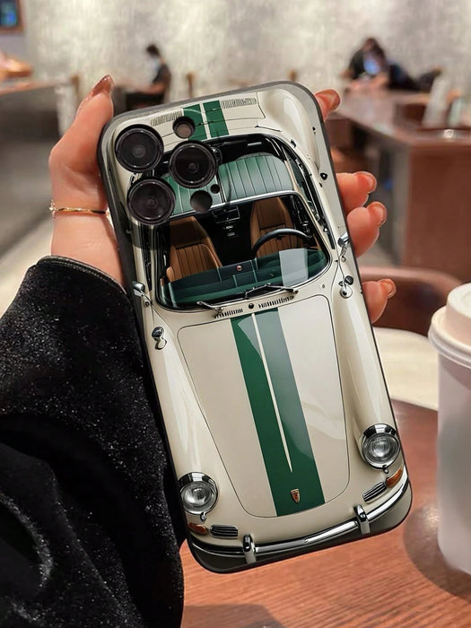 SHEIN Funda para teléfono a prueba de golpes con diseño de elementos de coche iPhone 13 Pro Max