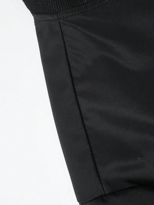 SHEIN Chaqueta con cremallera de béisbol casual para deportes al aire libre