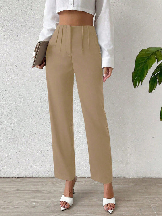 SHEIN Pantalón recto de mujer Chiquease