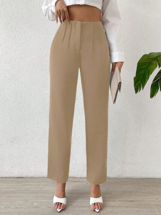 SHEIN Pantalón recto de mujer Chiquease
