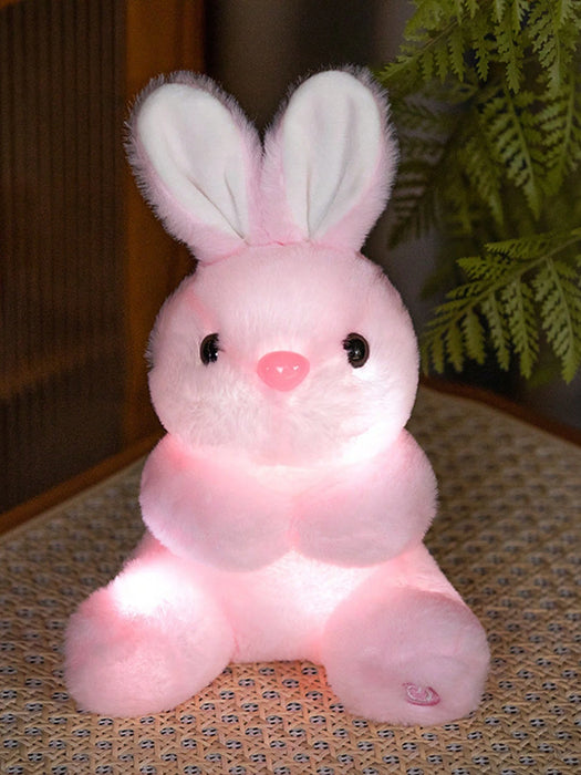 Conejo de peluche brillante y fosforescente - Peluche suave para niños