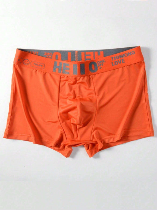 Conjunto De 5 Piezas De Ropa Interior Masculina - Deportivos De Seda Con Hielo