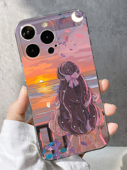 SHEIN Funda para móvil con estampado veraniego para iPhone 11 Pro Max