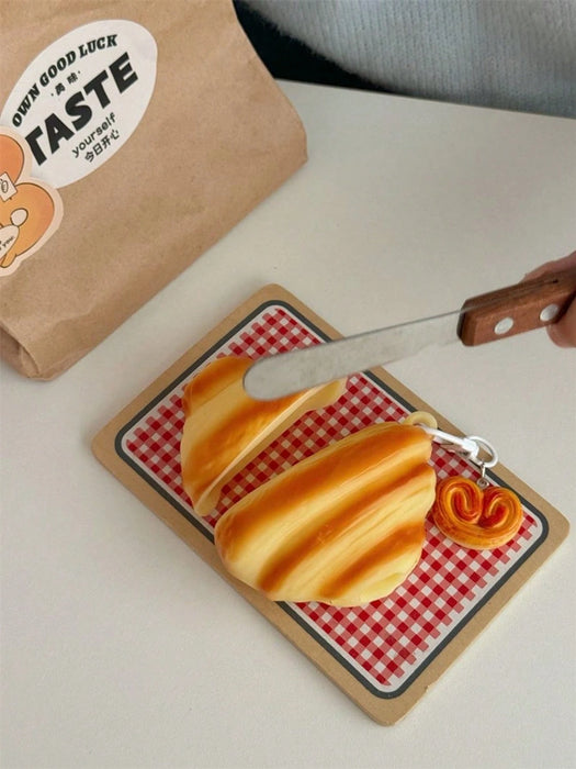 Bonita funda asimétrica de silicona a prueba de golpes con forma de croissant para Headphones Pro2(Nd)