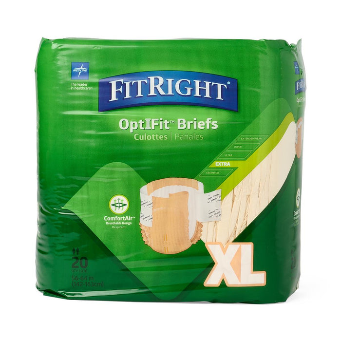 FitRight 20 piezas de Pañales Extra para la incontinencia