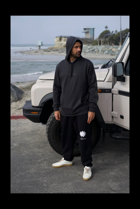 Sudadera con capucha Onda color carbon