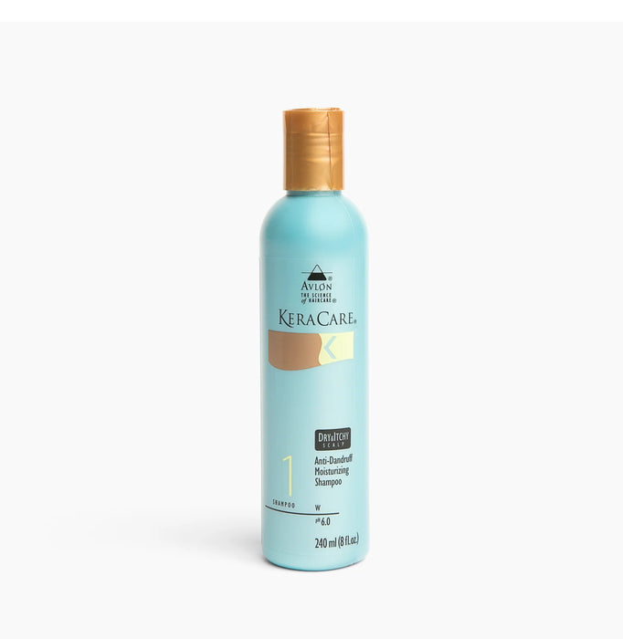 Kera Care Champú hidratante anticaspa para cuero cabelludo seco y con picazón 240ml