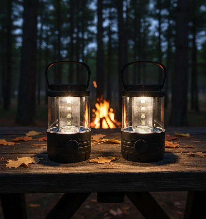 Set X2und Farol Linterna Led Portatil A Pila 3xaa
