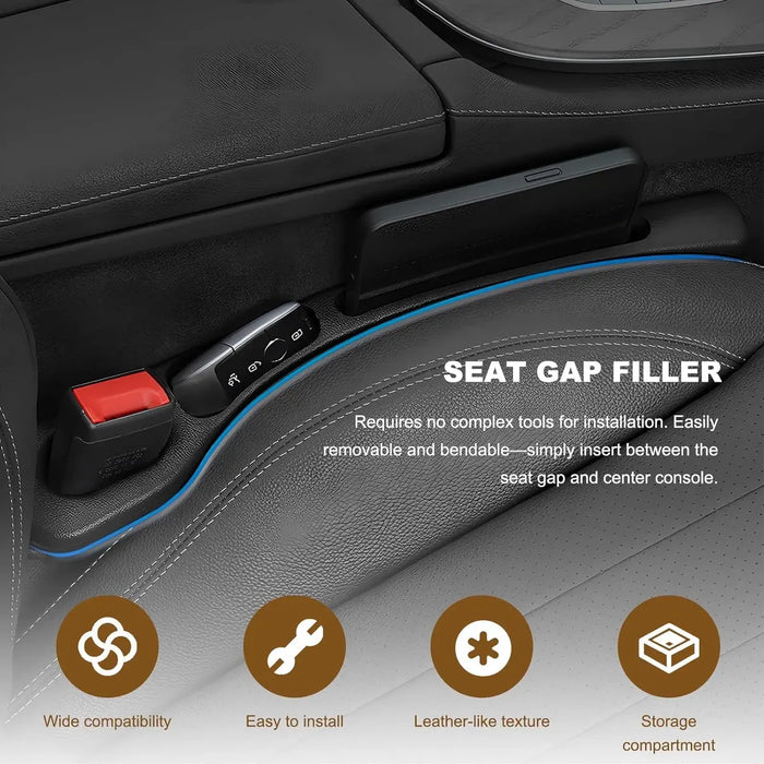 Paquete de 2 rellenos para huecos laterales del asiento del coche