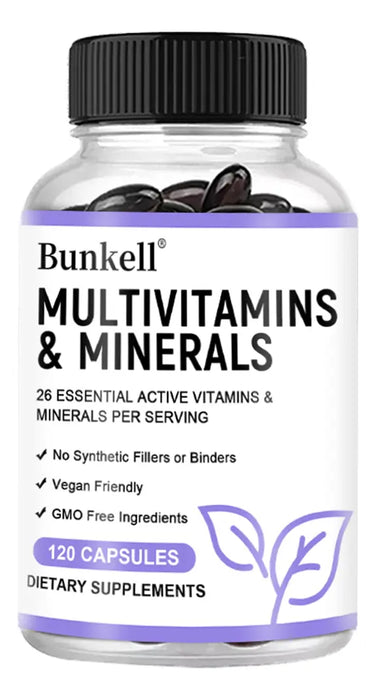 Bunkell Multivitamínico y mineral 120 cápsulas